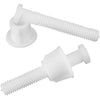 Plumb Pak Toilet Seat Hinge Bolts White Plastic For Universal