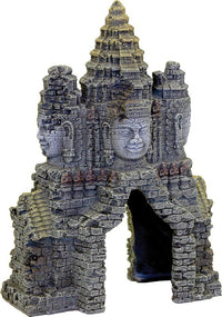 Exotic Environments Angkor Wat Temple Gate Aquarium Decoration Resin Ornament for Freshwater & Saltwater Tanks MD