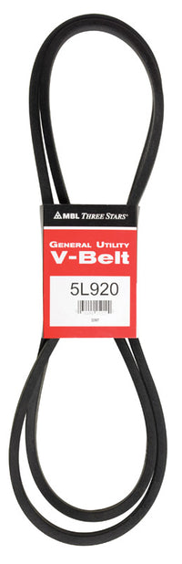 Mitsuboshi FHP 5L920 General Utility V-Belt 0.63 in. W X 92 in. L For Fractional Horsepower Motors