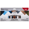 Testors Military Assorted Solvent-Based Paint Set Exterior and Interior 0.25 oz (Pack of 6)