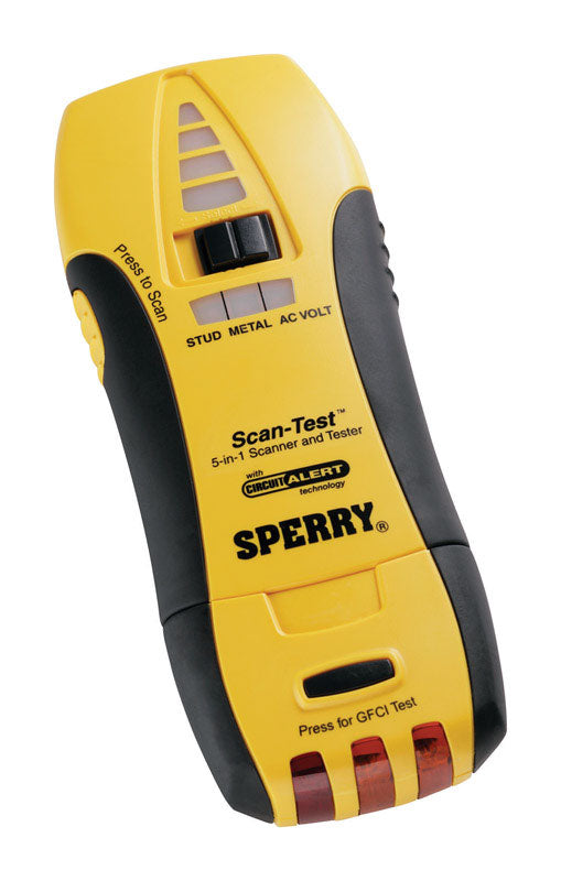 Sperry Instruments Scan-Test Yellow 9V Analog 5-In-1 Scanner & Tester
