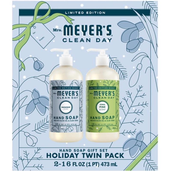 Mrs. Meyer's Clean Day Snowdrop/Iowa Pine Scent Hand Soap 16 fl. oz. (Pack of 6)