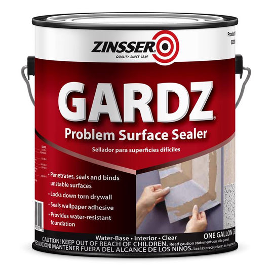 Zinsser Gardz Clear Matte Problem Surface Sealer 1 gal. (Pack of 4)