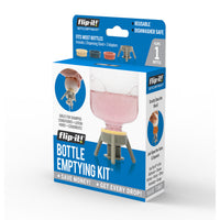 Flip-It! Gray Polypropylene Bottle Emptying Kit FL4X1HBB