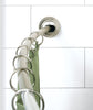 Zenna Home Curved Shower Rod 72 in. L Satin Brushed Silver