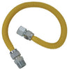 Eastman 1/2 in. FIP X 1/2 in. D MIP 48 in. Stainless Steel Gas Connector