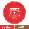 Diablo 12 in. D X 1 in. TiCo Hi-Density Carbide Finishing Saw Blade 80 teeth 1 pk