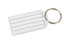Hy-Ko Key Id Tag Split 7/8" Dia. Nickel Plated Steel Clear Carded / 2 (Pack of 5)