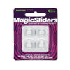 Magic Sliders Rubber Self Adhesive Bumper Pad Clear Round 7/8 in. W X 7/8 in. L 4 pk
