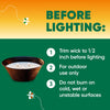 OFF! Citronella Candle Solid For Flying Insects 23 oz