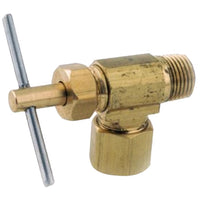 Anderson Metals 3/8 in. 1/4 in. Brass Needle Valve (Pack of 5)