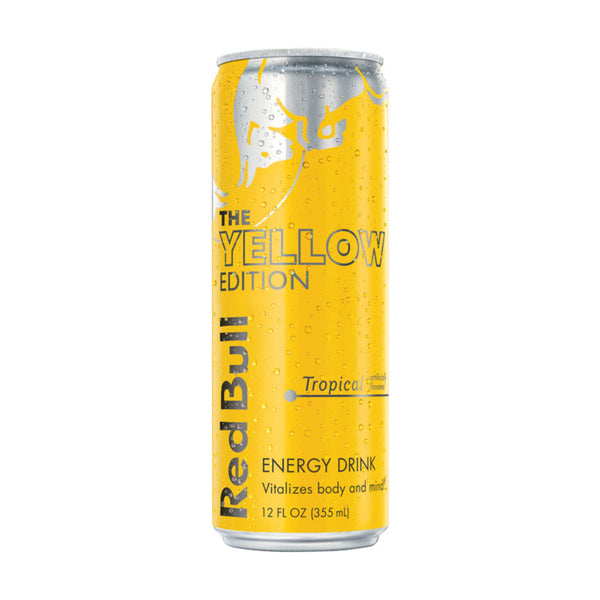 Bebida energética tropical Red Bull The Yellow Edition, 12 oz (paquete de 24)