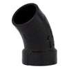 Charlotte Pipe 1-1/2 in. Hub X 1-1/2 in. D Spigot ABS 45 Degree Street Elbow