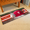 MLB - Philadelphia Phillies Red Baseball Runner Rug - 30in. x 72in.