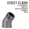 Street Elbow 45 1-1/2 Bl