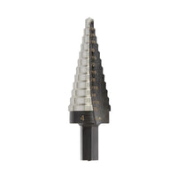 IRWIN Unibit 3/16 to 7/8 in. X 6 in. L High Speed Steel Step Drill Bit Square Shank 1 pc - Open Box