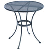Living Accents Winston Black Round Steel Bistro Table