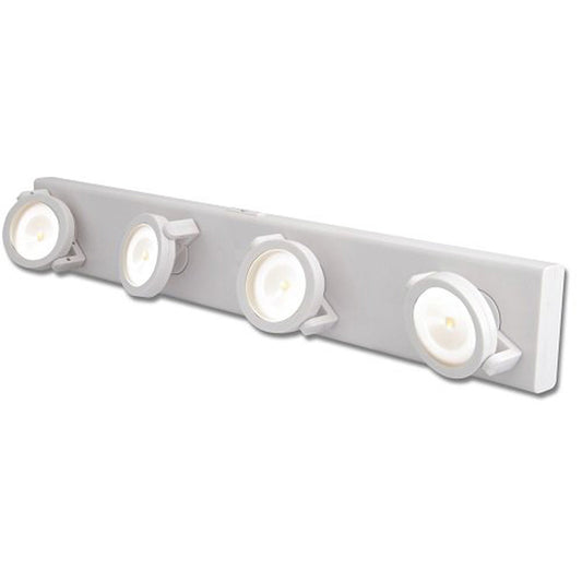 Amertac White 4 lights LED Track Light Fixture