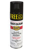 Rust-Oleum Stops Rust Gloss Black Spray Paint 15 oz (Pack of 6)