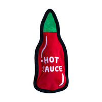 Pet Shop By Fringe Studio Multicolored Plush Hot Sauce Durable Pet Toy (Pack of 4)