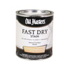 Old Masters Professional Semi-Transparent Natural Tint Base Oil-Based Alkyd Fast Dry Wood Stain 1 qt (Pack of 4)