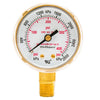 Forney 5.75 in. L X 3.88 in. W Regulator Gauge Brass 1 pk