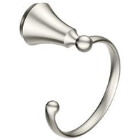 BRUSHED NICKEL TOWEL RING