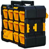 DeWalt 4.2 in. W X 13.5 in. H Flip Bin Storage Organizer Plastic 12 compartments Yellow
