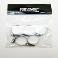 FOREVERBOLT 13/16 in to 1-1/2 in. SAE 16 Silver Hose Clamp Stainless Steel Band