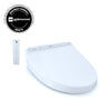 TOTO® WASHLET® K300 Electronic Bidet Toilet Seat with Instantaneous Water Heating, PREMIST and EWATER+ Wand Cleaning, Elongated, Cotton White - SW3036R#01