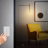 Feit Electric Amber Clear  Vintage T8 E12 Candelabra Base LED Bulb 40W 120V 300 lm. 2100K