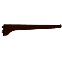 Knape & Vogt Black Steel Regular Duty Bracket 16 Ga. 8 in. L 160 lb. (Pack of 10)