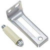 National Hardware Zinc-Plated Silver Plastic/Steel Folding Door Bottom Pivots 1 pk