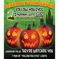 Pumpkin Masters 9 in. Follow-You Eyes Lights (Pack of 11)