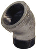 Bk Products 1 In. Fpt  X 1 In. Dia. Mpt Galvanized Malleable Iron Street Elbow