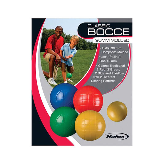 Halex Regent Sports Traditional Assorted Colors Composite Molded 99 mm. Balls Power Play Bocce Set