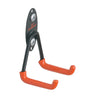 Racor 6-1/2 in. L Rubber Coating Black/Orange Steel U Hook 40 lb. cap. 1 pk