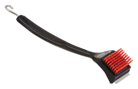Char-Broil Black/Red Polypropylene Grill Brush Replacement Head 2.94 L x 17.5 H x 4.06 W in.
