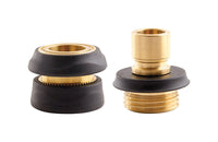 Gilmour Brass Male/Female Quick Connector Faucet Set - Open Box
