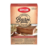 Krylon Vintage Finish 25 sq. ft. Coverage Area Barn Wood Paint Kit 11.5 oz. (Pack of 2)