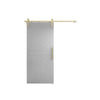 National Hardware Madison 31/32 in. D X 12 in. L Brushed Gold Steel Pull Handle 1 pc