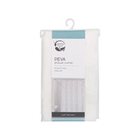 Zenna Home 72 in. H X 70 in. W White Just Leaves Shower Curtain PEVA (Pack of 3)