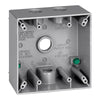 Sigma Electric New Work 31 cu in Square Die-Cast Metal 2 gang Weatherproof Box Gray
