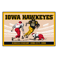 University of Iowa Ticket Stub Rug - 19in. X 30in.