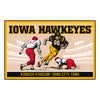 University of Iowa Ticket Stub Rug - 19in. X 30in.