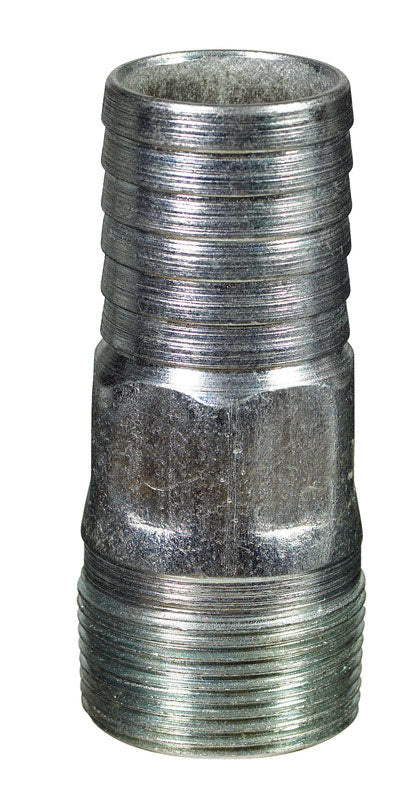 BK Products 1-1/4 in. Barb X 1-1/4 in. D MPT Galvanized Steel Adapter