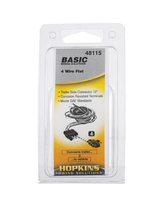 Hopkins 4 Flat Trailer Connector 12 in.