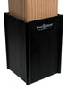Post Shields Inc. 6 in. H x 4 in. W x 4 in. L Plastic Black Fence Post Protection (Pack of 10)