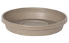 Bloem Terratray Pebble Stone Resin Round Traditional Tray 1.5 H x 7.5 Dia. in. with Saucer