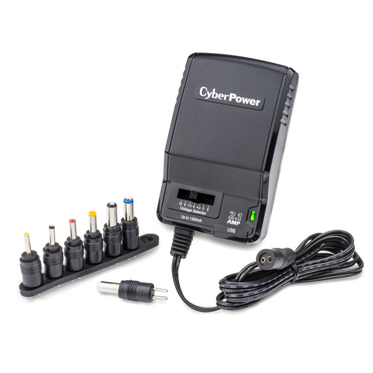CyberPower 20 AWG 3-12 V 5 ft. L Power Adapter